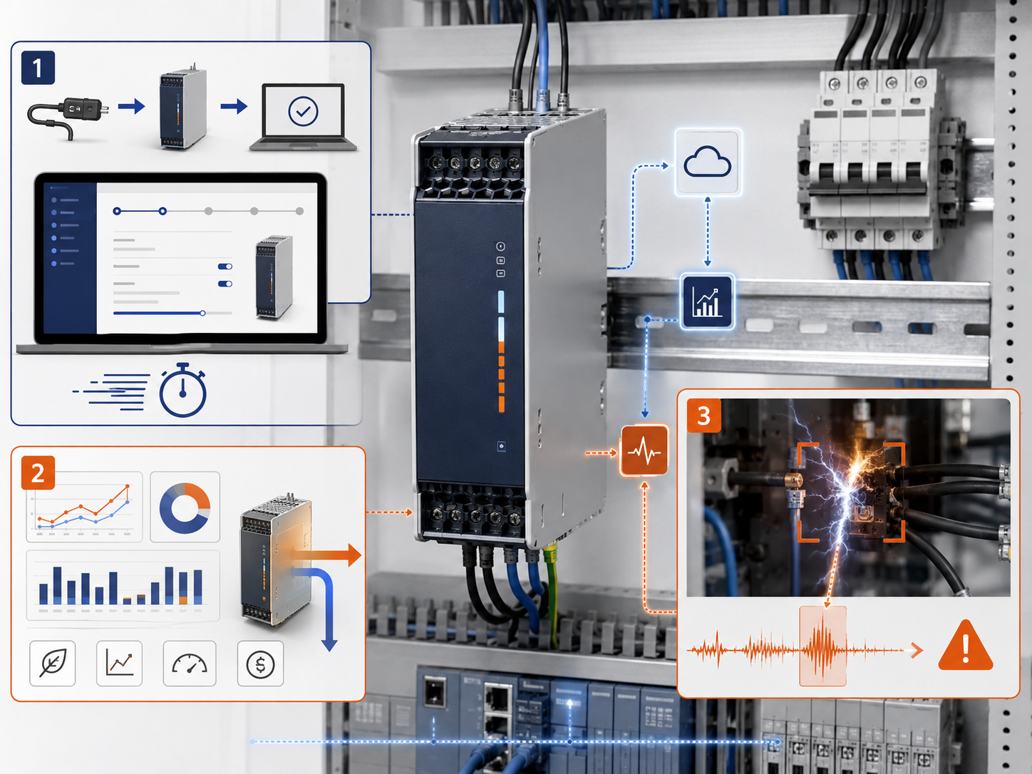 Darstellung intelligentes Netzteil