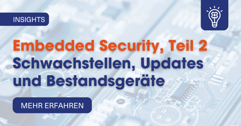 Emebdded Security im Feld